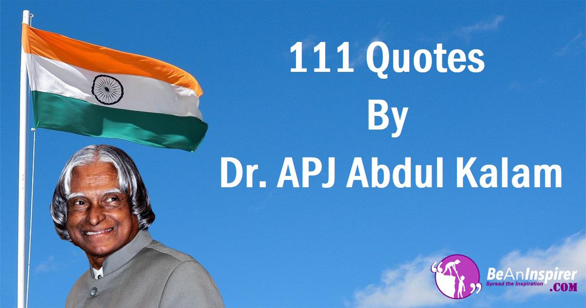 'Video thumbnail for 111 Motivational Quotes by Dr. APJ Abdul Kalam for Students'